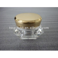 diamond cosmetic jar for skin care